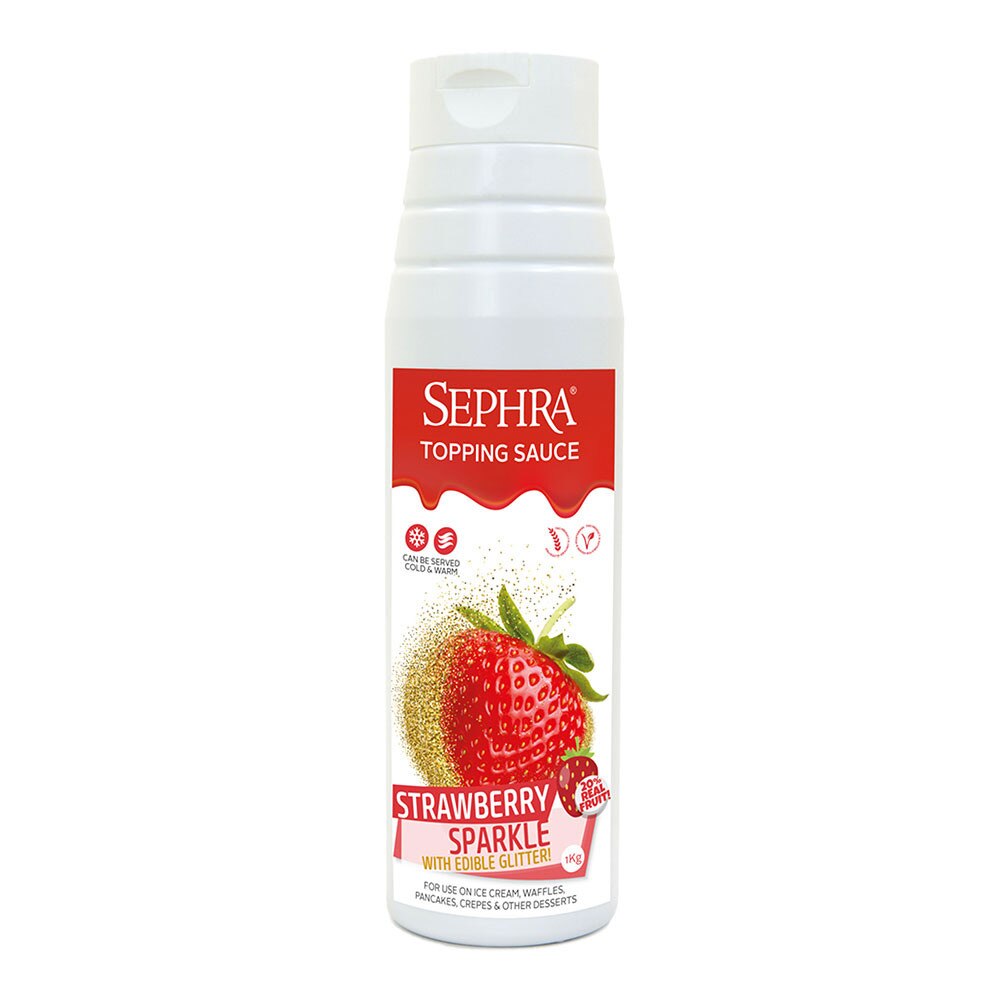 Sephra Strawberry Sparkle Topping Sauce 1kg_0